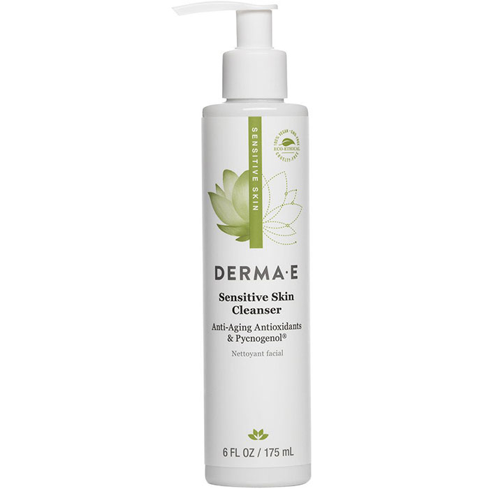 Derma E Sensitive Skin Cleanser with Pycnogenol, 6 oz