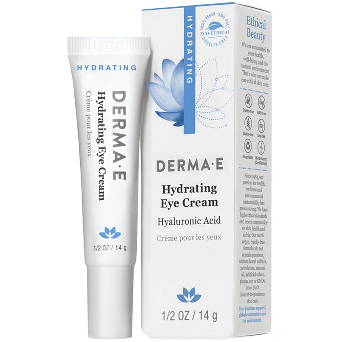 Derma E Hydrating Eye Cream with Hyaluronic Acid, 0.5 oz