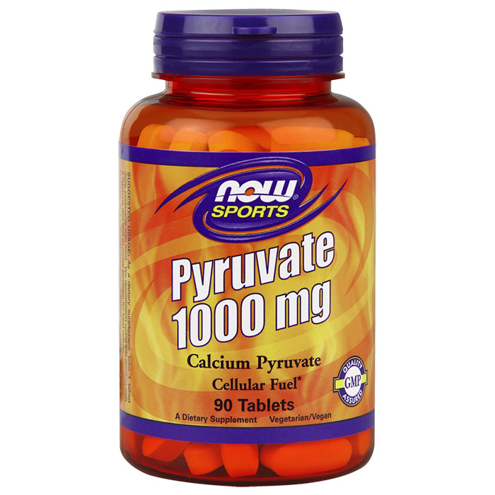 NOW Foods Pyruvate 1000mg 90 Tabs, NOW Foods