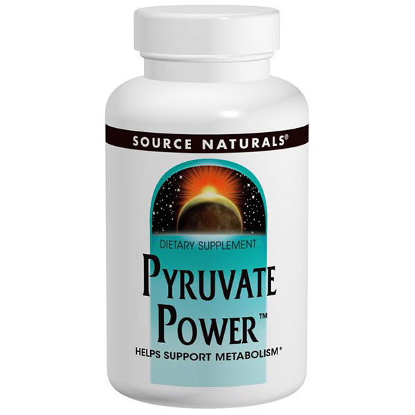 Pyruvate Power 750mg 30 caps from Source Naturals