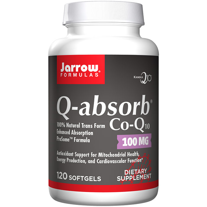 Q-Absorb Co-Q10 100mg, 120 Softgels, Jarrow Formulas