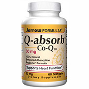 Q-absorb Co-Q10 30 mg, 60 softgels, Jarrow Formulas
