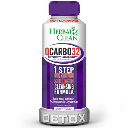 Herbal Clean Detox Q Carbo 32 Liquid Grape 32 oz, Herbal Clean Detox
