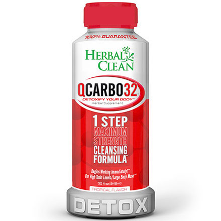Q Carbo 32 Liquid Tropical 32 oz, Herbal Clean Detox