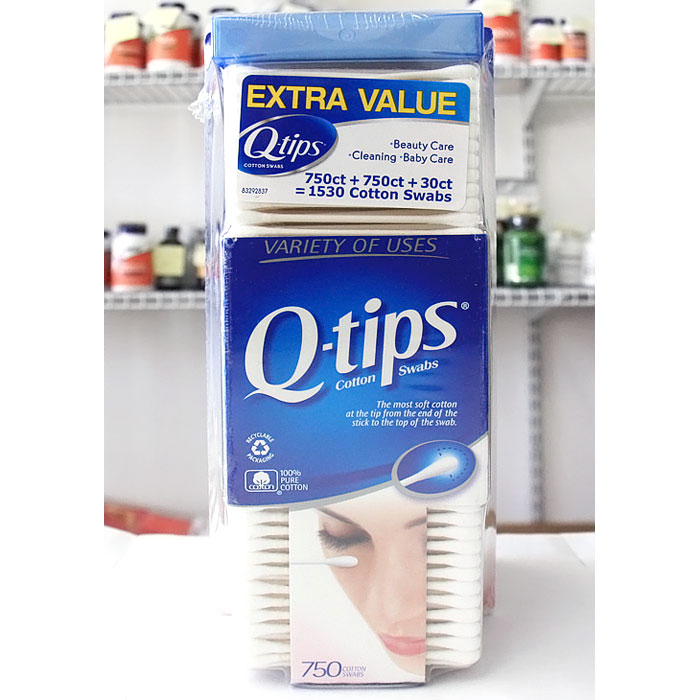 Q-tips Cotton Swabs, 100% Pure Cotton, Extra Value, 1530 Sticks