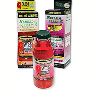 Herbal Clean Detox QCarbo Plus with Boost, Cranraspberry 20 oz, Herbal Clean Detox