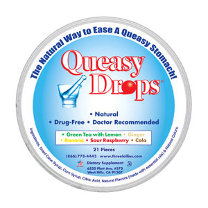 Queasy Drops Variety, 21 Pieces, Three Lollies LLC