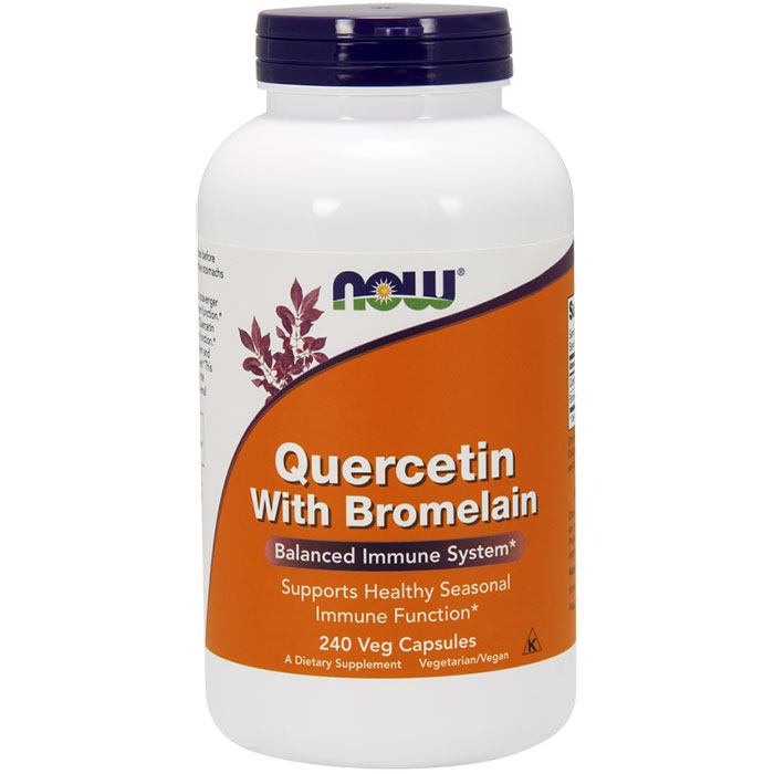 NOW Foods Quercetin with Bromelain, 240 Vcaps, NOW Foods
