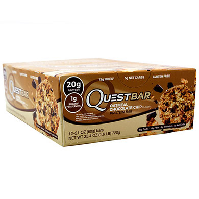 QuestBar Protein Bar, 2.12 oz x 12 Bars, Quest Nutrition