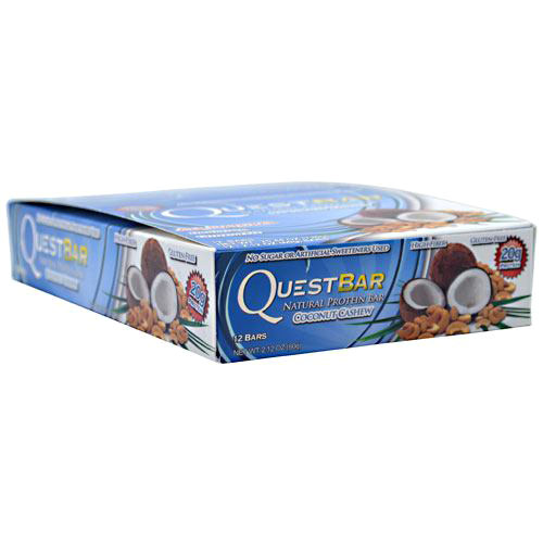 unknown QuestBar Natural Protein Bar, Coconut Cashew, 12 Bars, Quest Nutrition