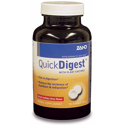 Quick Digest 90 chewable tablets, Zand