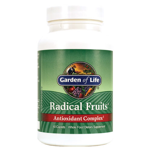 Garden of Life Radical Fruits, Antioxidant Complex, 60 Caplets, Garden of Life