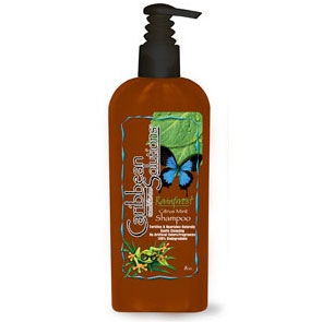 Rainforest Citrus Mint Natural Shampoo, 8 oz, Caribbean Solutions