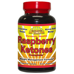 Dynamic Health Laboratories Raspberry Ketones Complete, 60 Vegetarian Capsules, Dynamic Health Labs