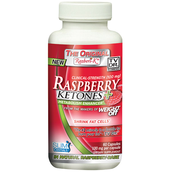 SlimCentials Raspberry Ketones 100 mg, Razberi-K 99%, 60 Capsules, Kyolic / Wakunaga