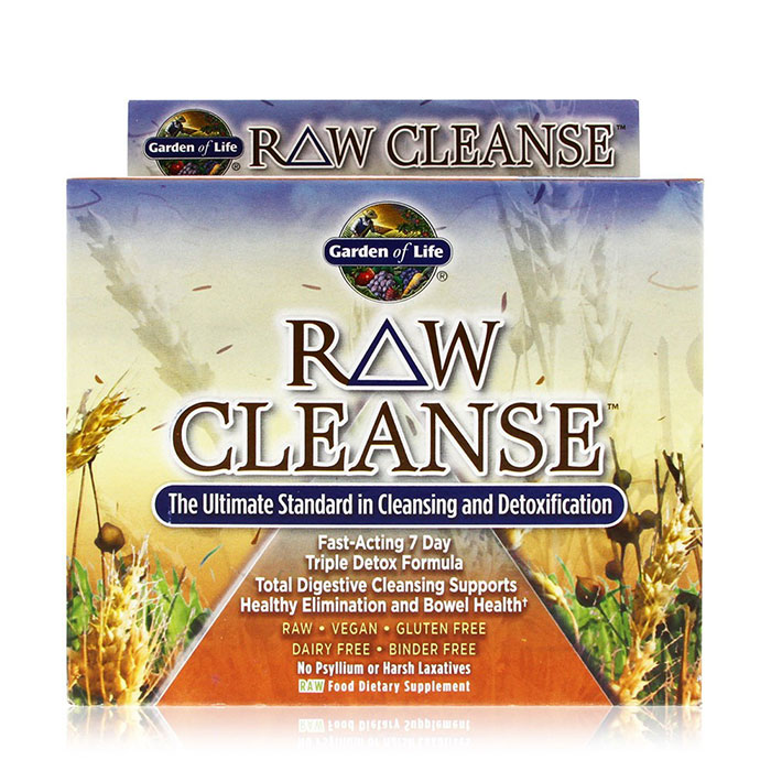 RAW Cleanse (7 Day Triple Detox Formula), 1 Kit, Garden of Life