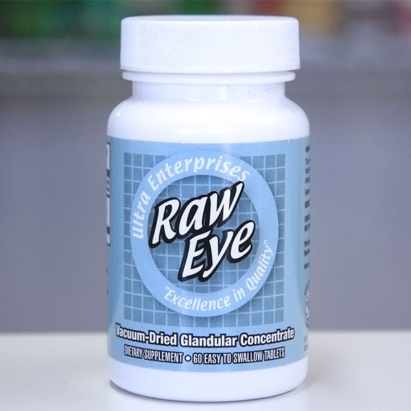 Ultra Enterprises Raw Eye Glandular, 60 Tablets, Ultra Enterprises