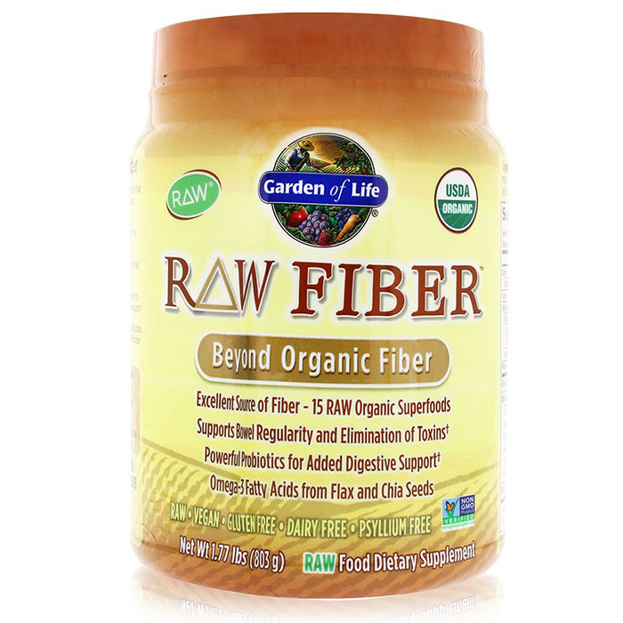 RAW Fiber Powder, Beyond Organic Fiber, 803 g (30 Servings), Garden of Life
