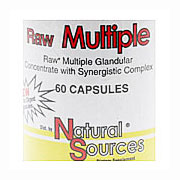 Raw Multiple, 60 Capsules, Natural Sources