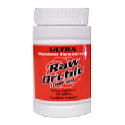 Raw Orchic 1000 mg, 60 Tablets, Ultra Enterprises