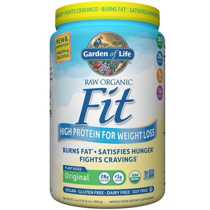 Raw Organic Fit, High Protein Powder For Weight Loss, Original, 30.1 oz (854 g), Garden of Life