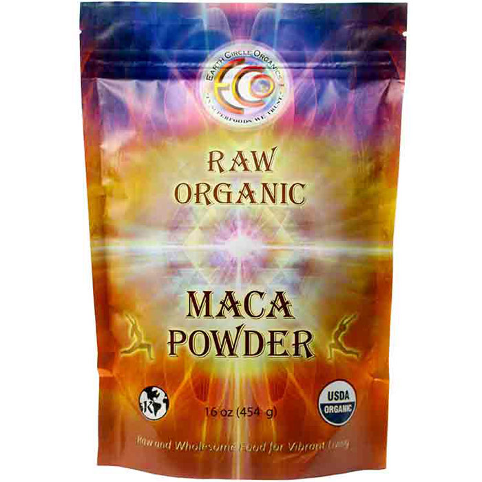 Raw Organic Maca Powder, 16 oz, Earth Circle Organics