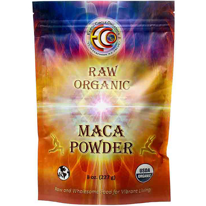 Raw Organic Maca Powder, 8 oz, Earth Circle Organics