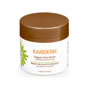 Raw Organic Shea Butter, Value Size, 120 ml, Kariderm