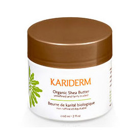 Raw Organic Shea Butter, 60 ml, Kariderm