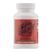 Raw Pancreas 200 mg, 60 Tablets, Ultra Enterprises
