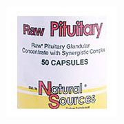 Raw Pituitary, 50 Capsules, Natural Sources