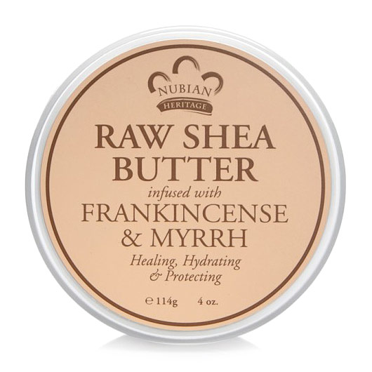 Raw Shea Butter, Infused with Frankincense & Myrrh, 4 oz, Nubian Heritage