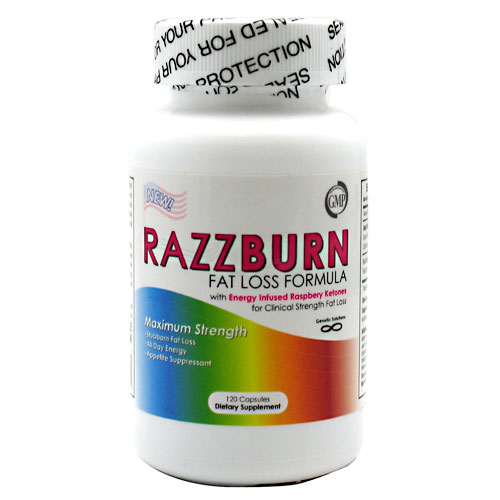 Genetic Solutions Razzburn, Fat Loss with Raspberry Ketones, 120 Capsules, Genetic Solutions