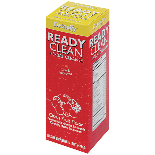 Ready Clean Drink, Orange Flavor, 16 oz, Detoxify Brand