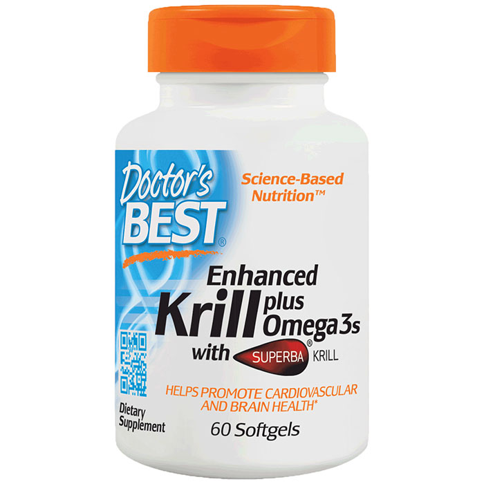 Real Krill Enhanced with DHA & EPA, 60 Softgels, Doctors Best