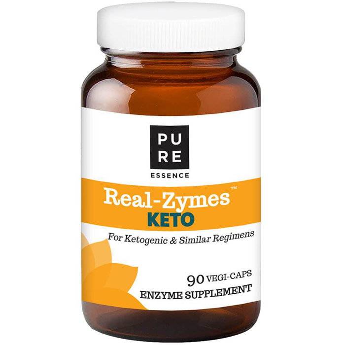 Real-Zymes Keto, Digestive Aid, 90 Vegetarian Capsules, Pure Essence Labs