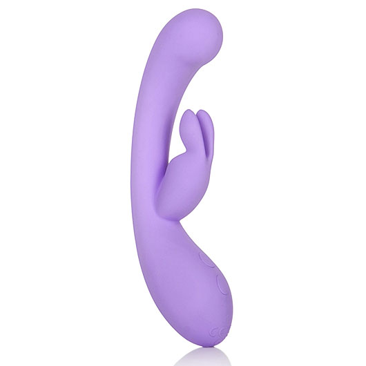 Rechargeable G Jack Rabbit Vibrator - Purple, Silicone G-Spot Vibe, California Exotic Novelties