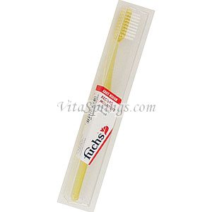 Record V Multituft Toothbrush, Nylon Bristle, Medium, Fuchs Brushes