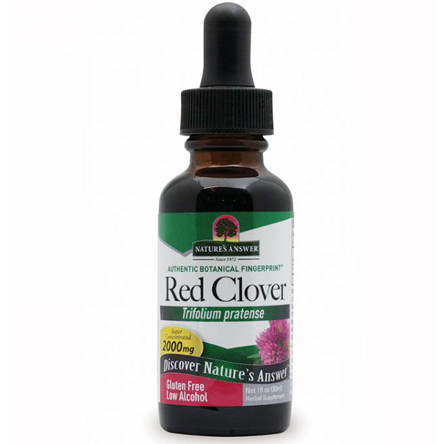 Red Clover Tops Extract Liquid 1 oz from Natures Answer