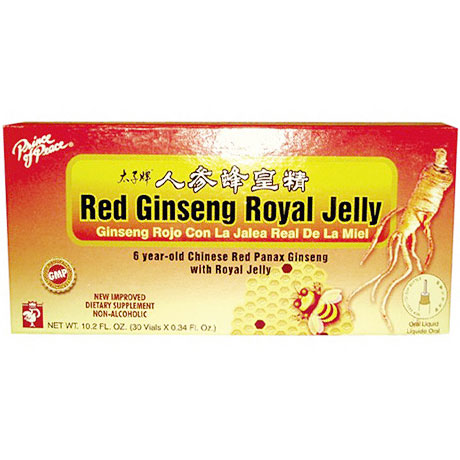 Red Ginseng Royal Jelly, 30 x 10 cc, Prince of Peace