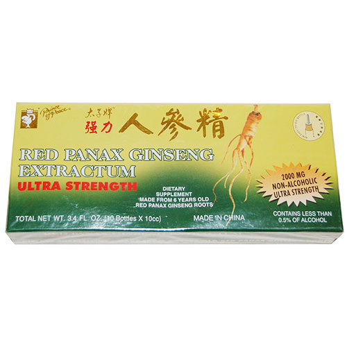 Prince of Peace Red Panax Ginseng Extractum, 10 x 10cc, Prince of Peace