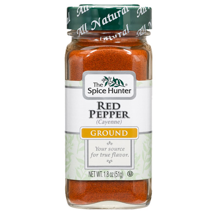 Red Pepper (Cayenne), Ground, 1.8 oz x 6 Bottles, Spice Hunter