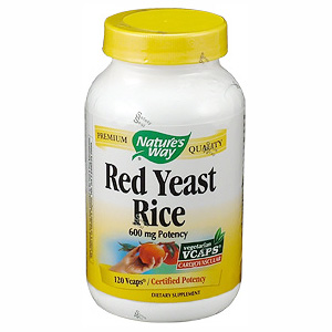 Red Yeast Rice 600mg 120 vegicaps from Natures Way