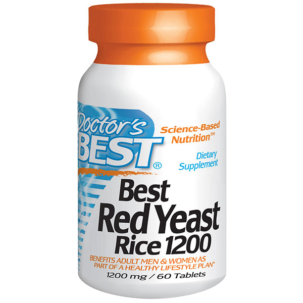 Red Yeast Rice 1200 mg 60 tabs, from Doctor's Best