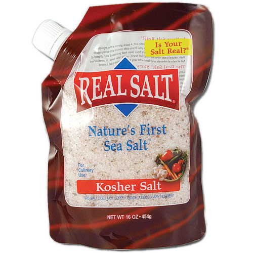 Redmond Real Salt Redmond Real Salt Kosher Salt Refill Pouch, Nature's First Sea Salt, 16 oz