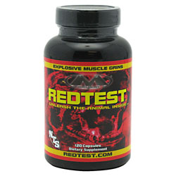 Muscleology RedTest, Enhance Muscle Gain, 120 Capsules, Muscleology
