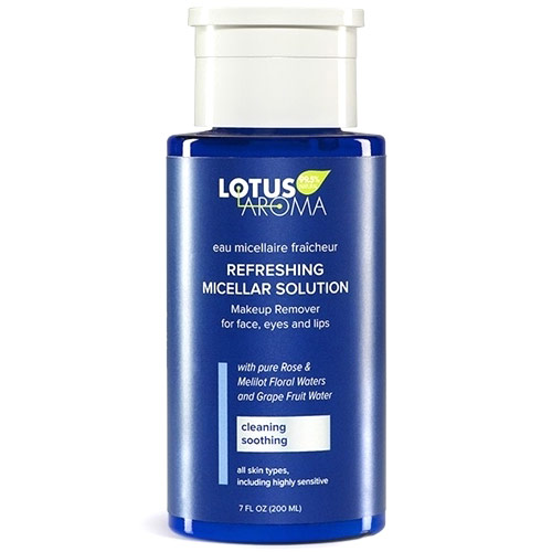 Lotus Aroma Refreshing Micellar Solution Makeup Remover, 7 oz, Lotus Aroma