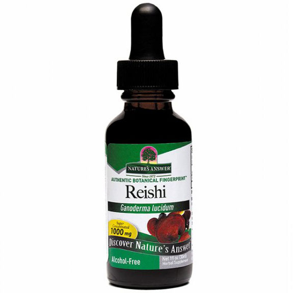 Reishi Alcohol Free Extract Liquid 1 oz from Natures Answer