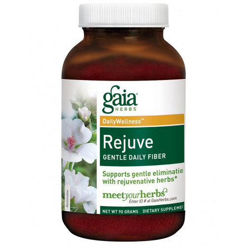 Gaia Herbs Rejuve Gentle Daily Fiber Powder, 110 g, Gaia Herbs