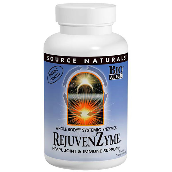 Source Naturals RejuvenZyme, Whole Body Enzymes, 180 Capsules, Source Naturals